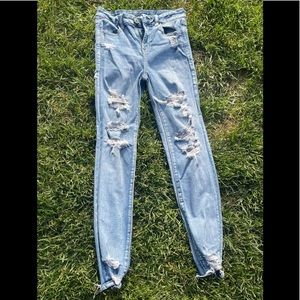 American Eagle Jeans size 4 curvy women’s great shape just don’t fit me